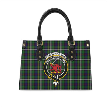 farquharson-dress-tartan-leather-bag-with-family-crest