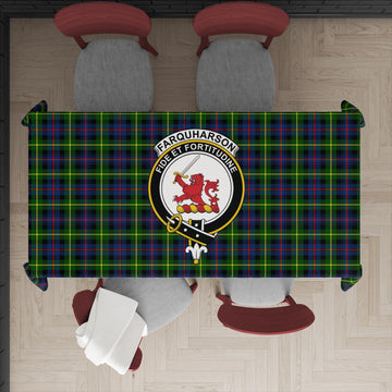 Farquharson Modern Tatan Tablecloth with Family Crest