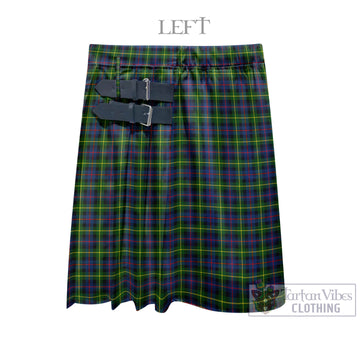 Farquharson Modern Tartan Men's Pleated Skirt - Fashion Casual Retro Scottish Kilt Style