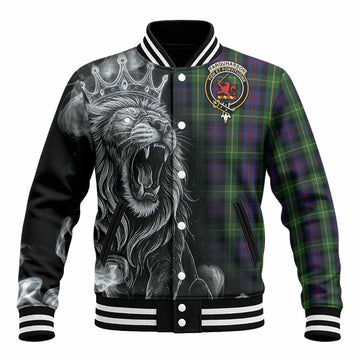 Farquharson Tartan Baseball Jacket Roaring Lion Heritage