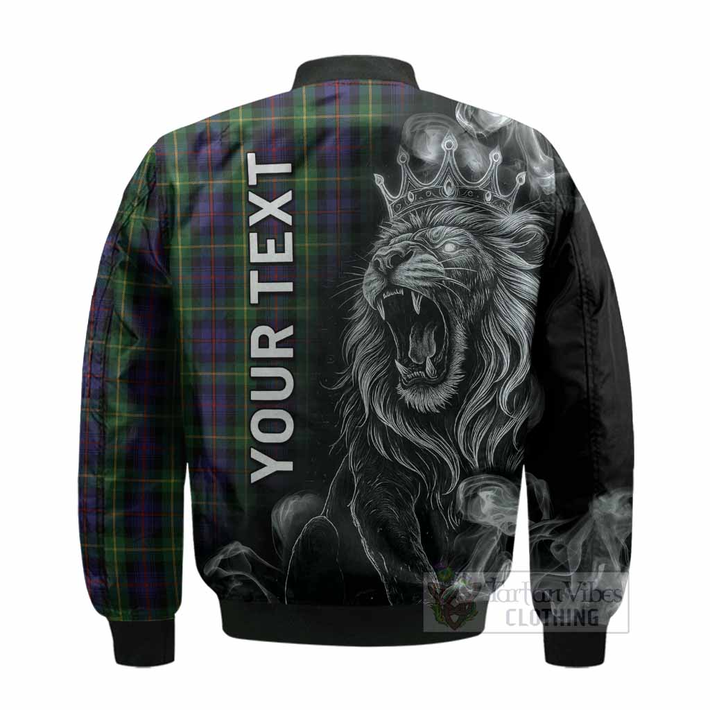 Farquharson Tartan Bomber Jacket Roaring Lion Heritage