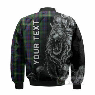 Farquharson Tartan Bomber Jacket Roaring Lion Heritage