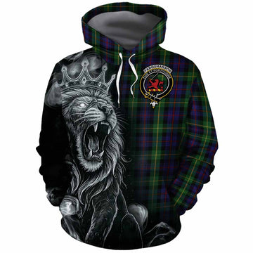 Farquharson Tartan Cotton Hoodie Roaring Lion Heritage