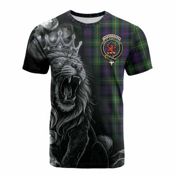 Farquharson Tartan Cotton T-shirt Roaring Lion Heritage