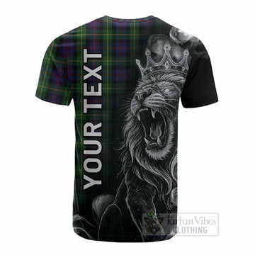 Farquharson Tartan Cotton T-shirt Roaring Lion Heritage
