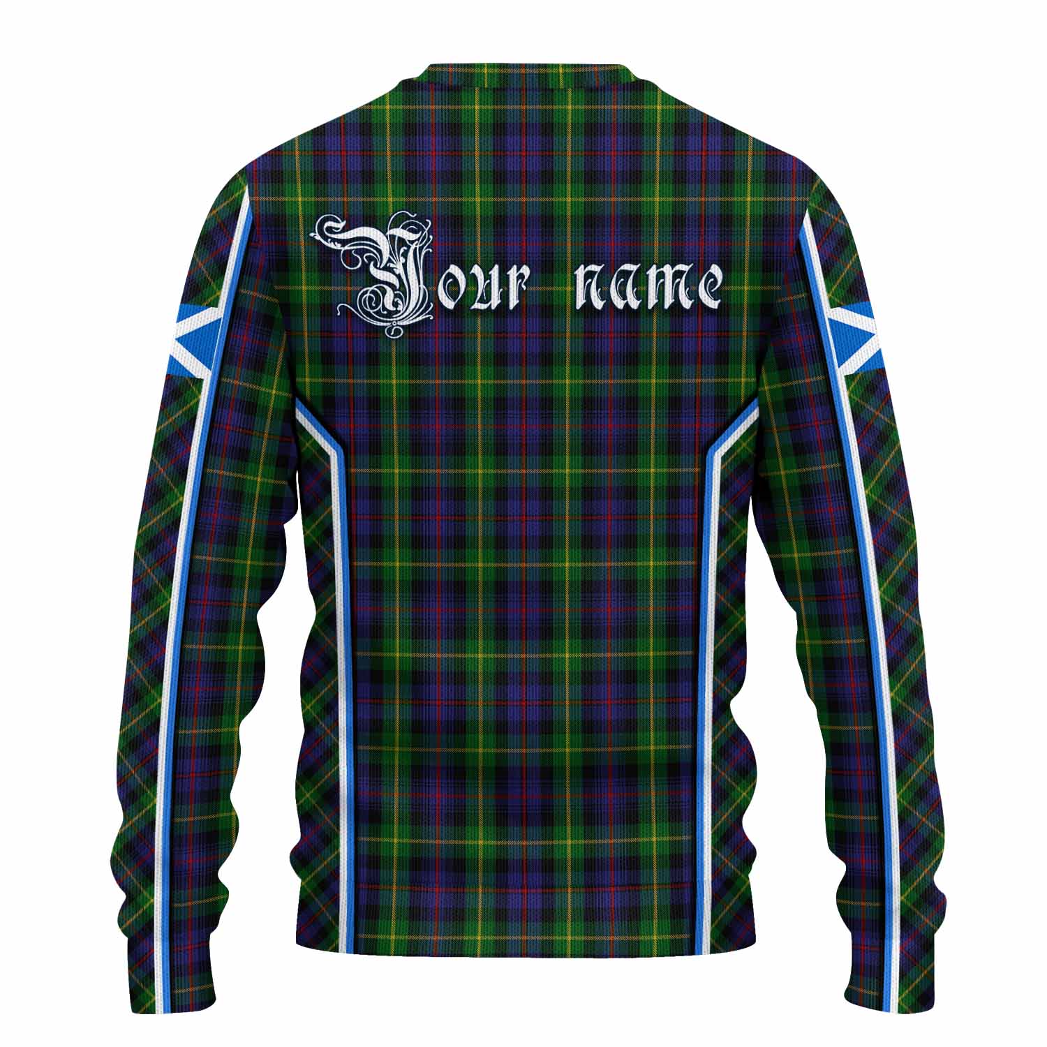Farquharson Tartan Crest Knitted Sweater Scotland Coat of Arm Flag Style - Tartan Vibes Clothing