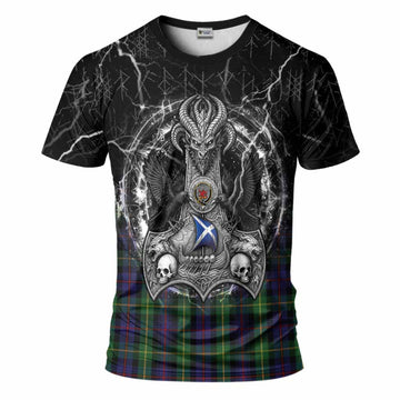 Farquharson Tartan Crest T-Shirt Celtic Odin's Raven Legacy
