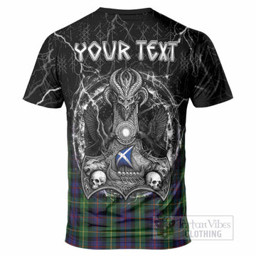 Farquharson Tartan Crest T-Shirt Celtic Odin's Raven Legacy