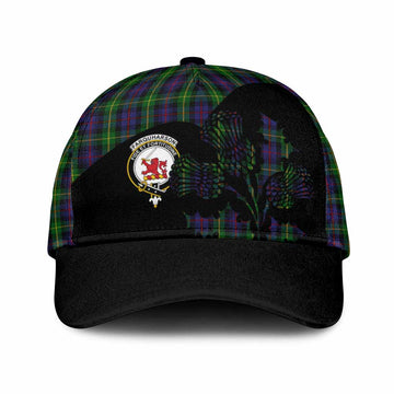 Farquharson Tartan Family Crest Classic Cap Scotland Thistle Floral Flag Style