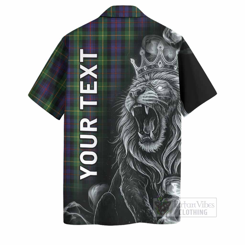 Farquharson Tartan Hawaiian Shirt Roaring Lion Heritage