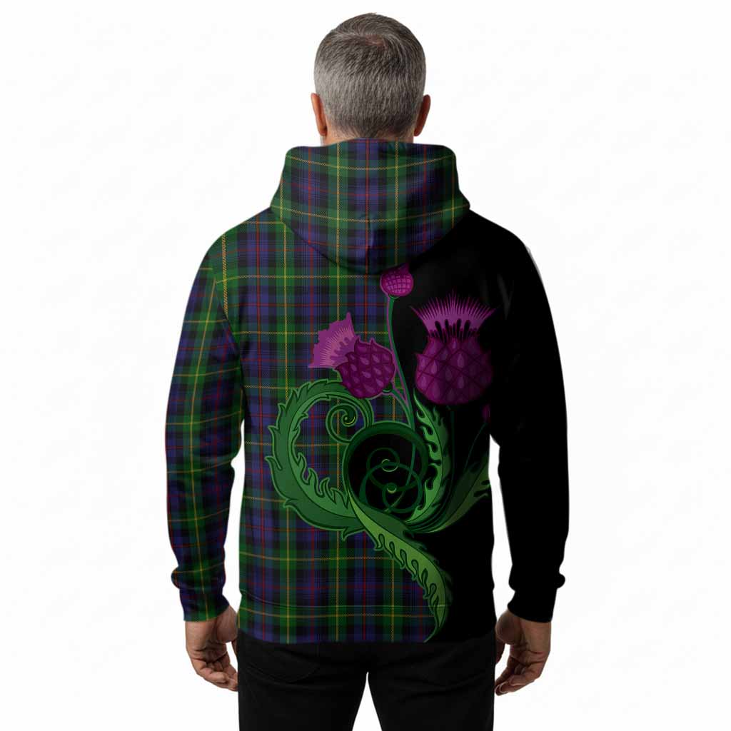 Farquharson Tartan Hoodie Traditional Scottish Thistle