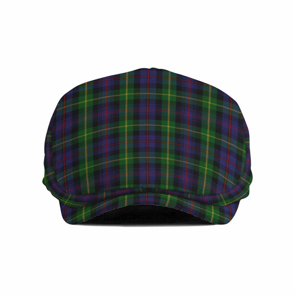 Farquharson Tartan Jeff Cap, Tartan Flat Cap