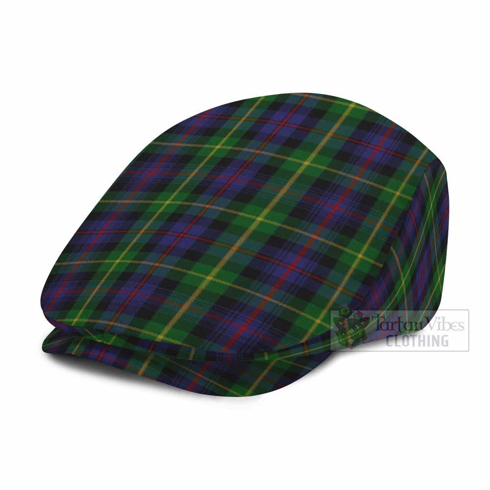 Farquharson Tartan Jeff Cap, Tartan Flat Cap