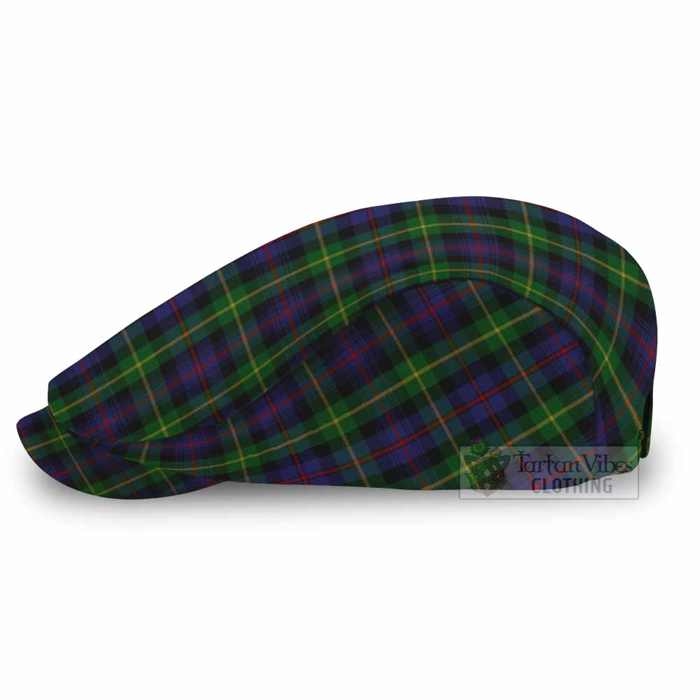 Farquharson Tartan Jeff Cap, Tartan Flat Cap
