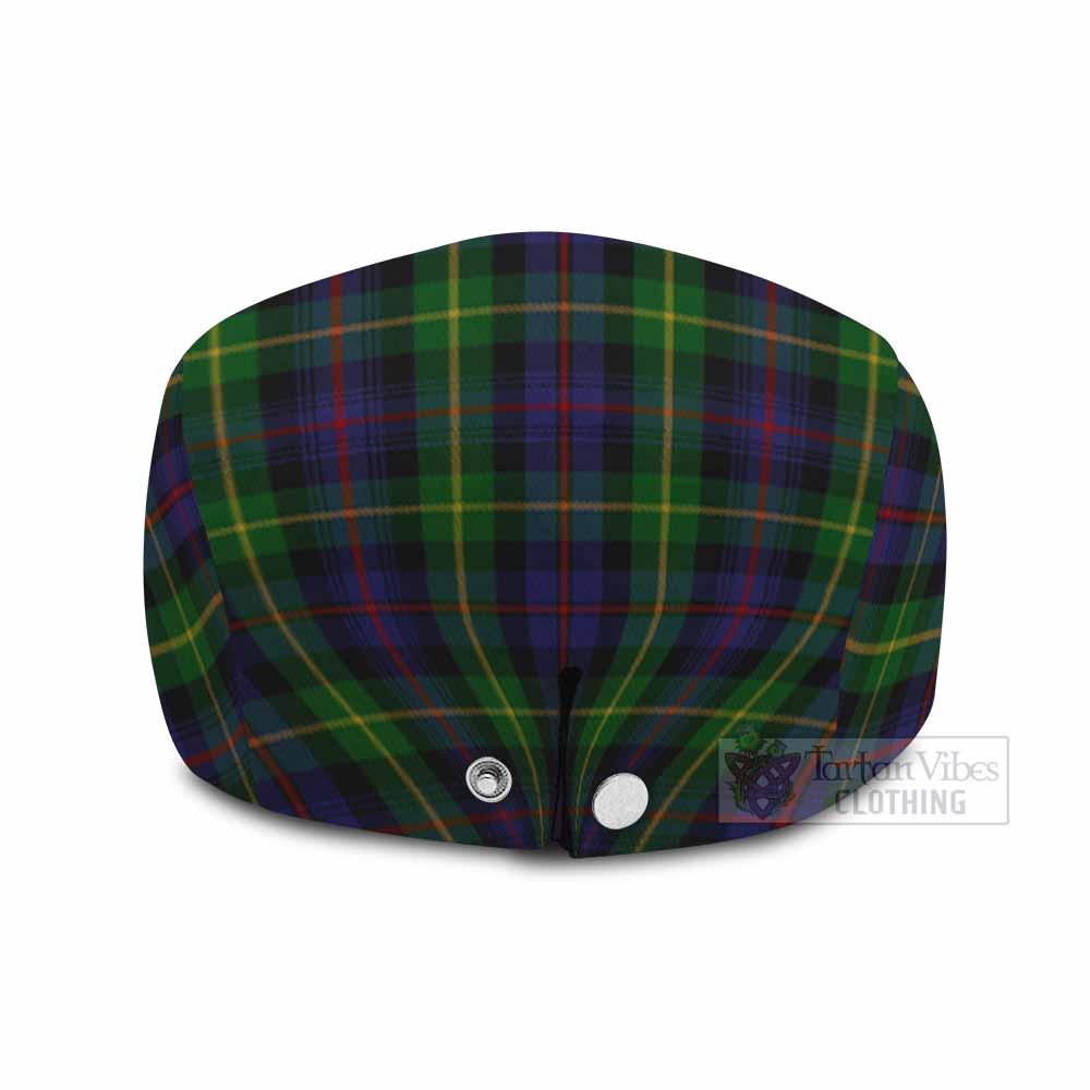 Farquharson Tartan Jeff Cap, Tartan Flat Cap