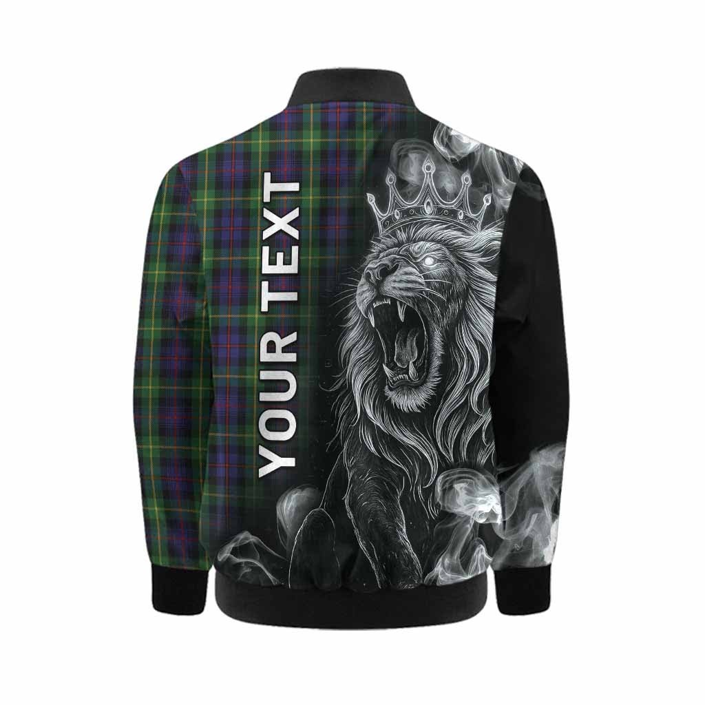 Farquharson Tartan Kid Bomber Jacket Roaring Lion Heritage