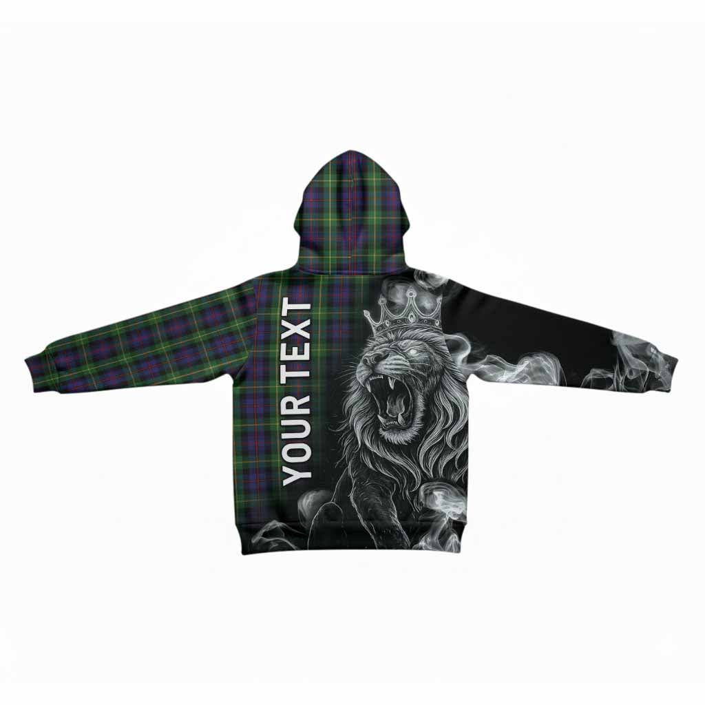 Farquharson Tartan Kid Hoodie Roaring Lion Heritage