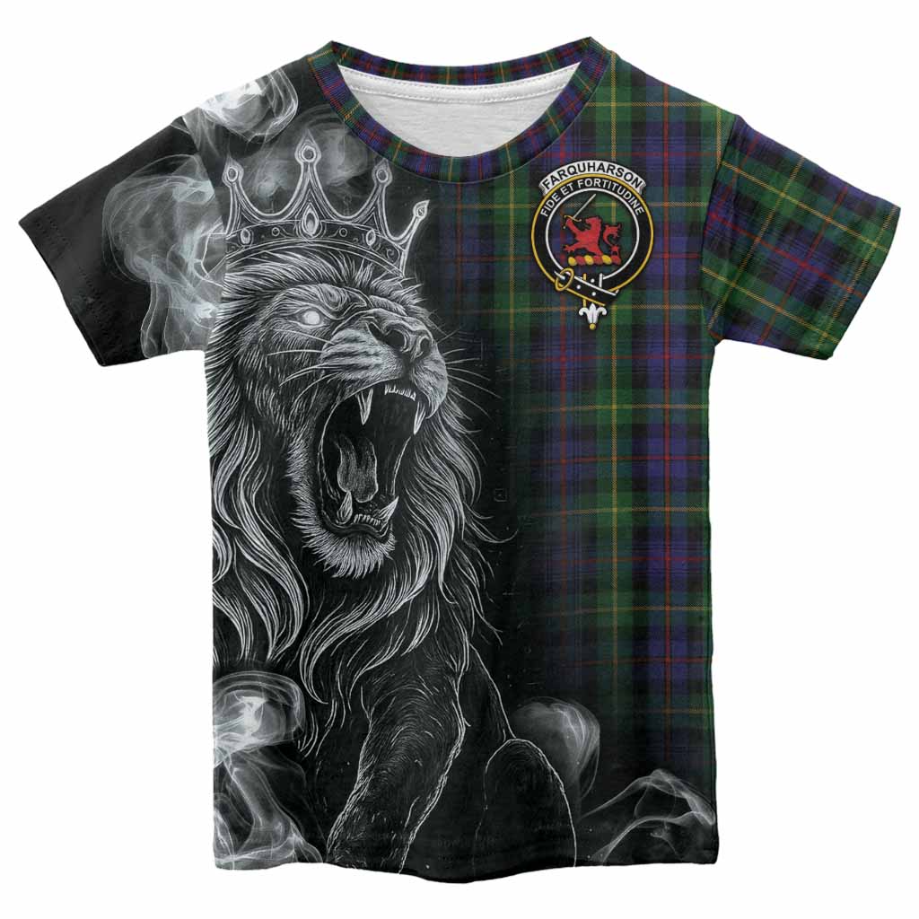 Farquharson Tartan Kid T-shirt Roaring Lion Heritage