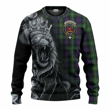 Farquharson Tartan Knitted Sweater Roaring Lion Heritage