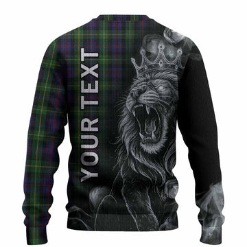 Farquharson Tartan Knitted Sweater Roaring Lion Heritage