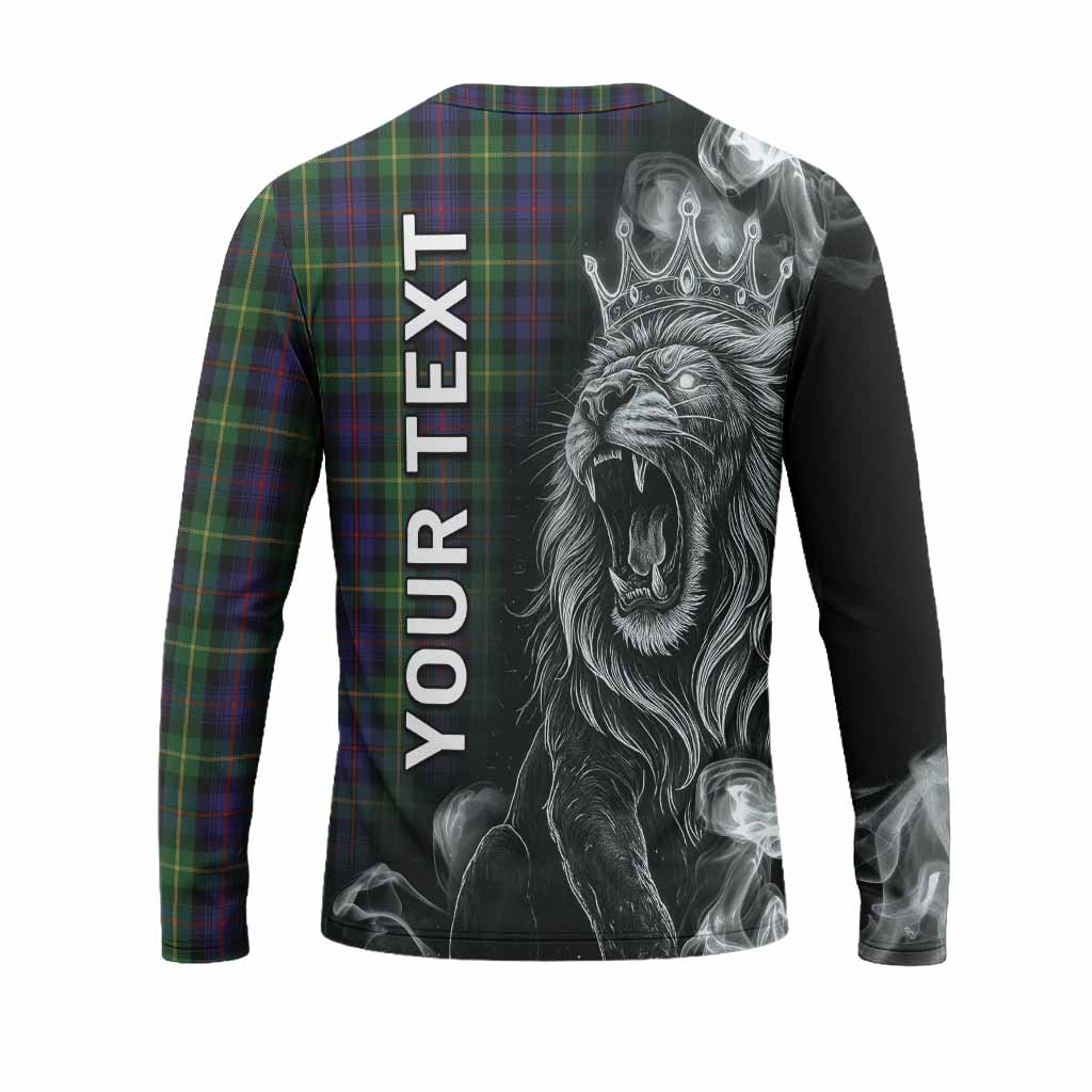 Farquharson Tartan Long Sleeve T-Shirt Roaring Lion Heritage
