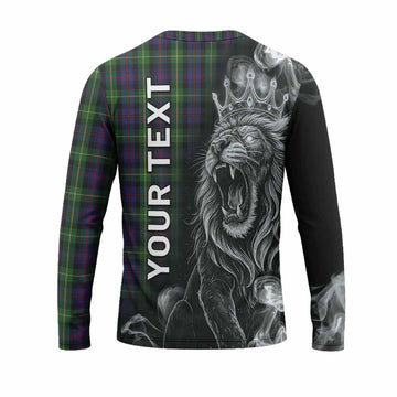 Farquharson Tartan Long Sleeve T-Shirt Roaring Lion Heritage