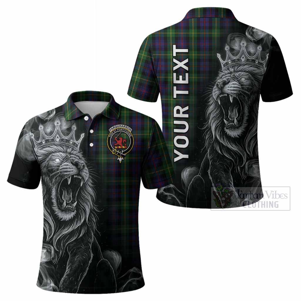 Farquharson Tartan Polo Shirt Roaring Lion Heritage