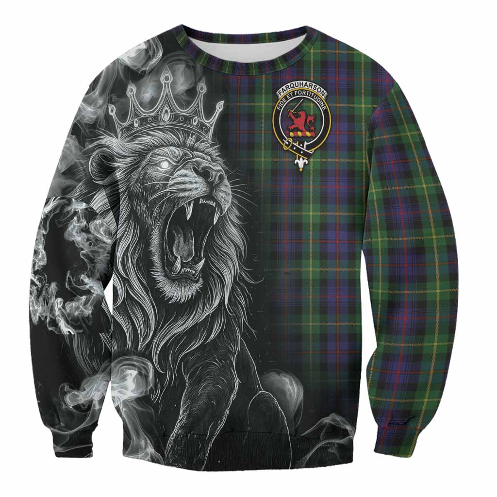 Farquharson Tartan Sweatshirt Roaring Lion Heritage