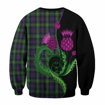 Farquharson Tartan Sweatshirt Traditional Scottish Thistle