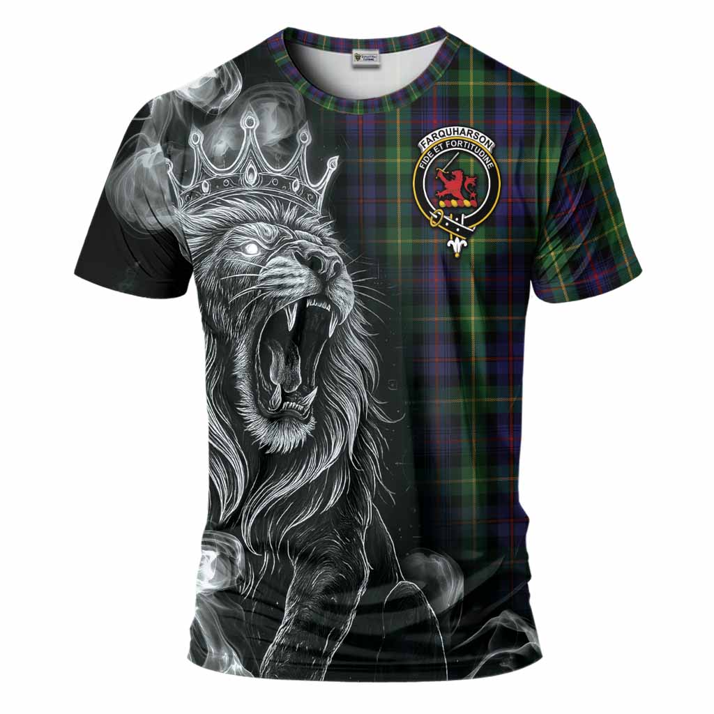 Farquharson Tartan T-Shirt Roaring Lion Heritage
