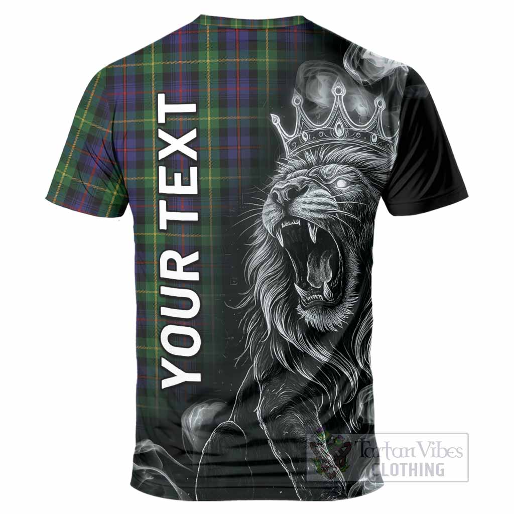 Farquharson Tartan T-Shirt Roaring Lion Heritage