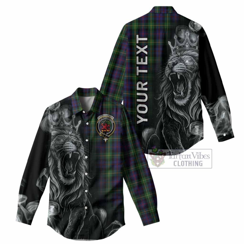 Farquharson Tartan Women Casual Shirt Roaring Lion Heritage