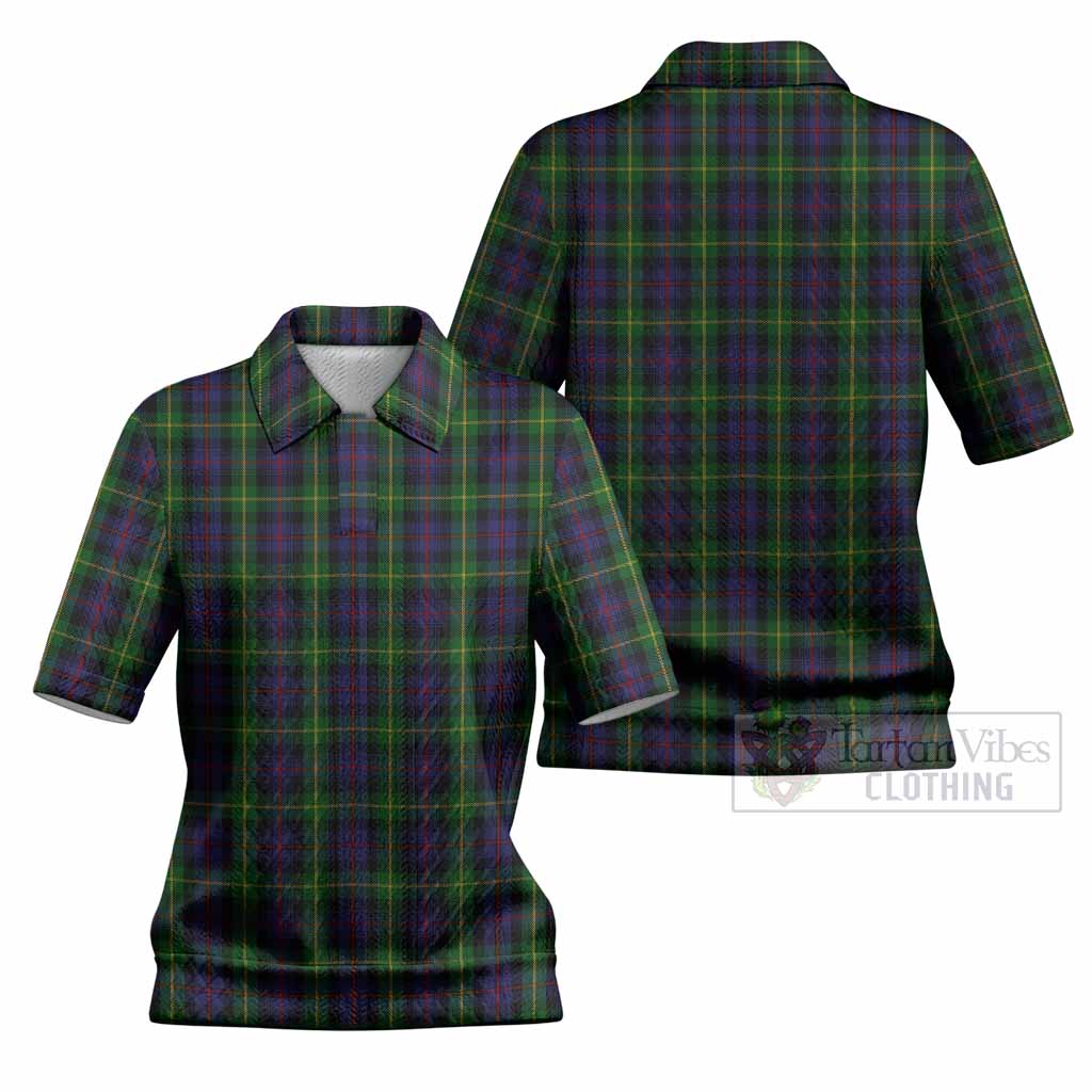 Farquharson Tartan Women’s Polo Sweater Top