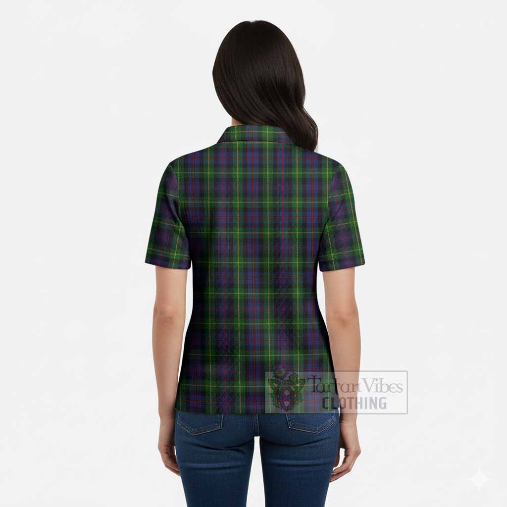 Farquharson Tartan Women’s Polo Sweater Top