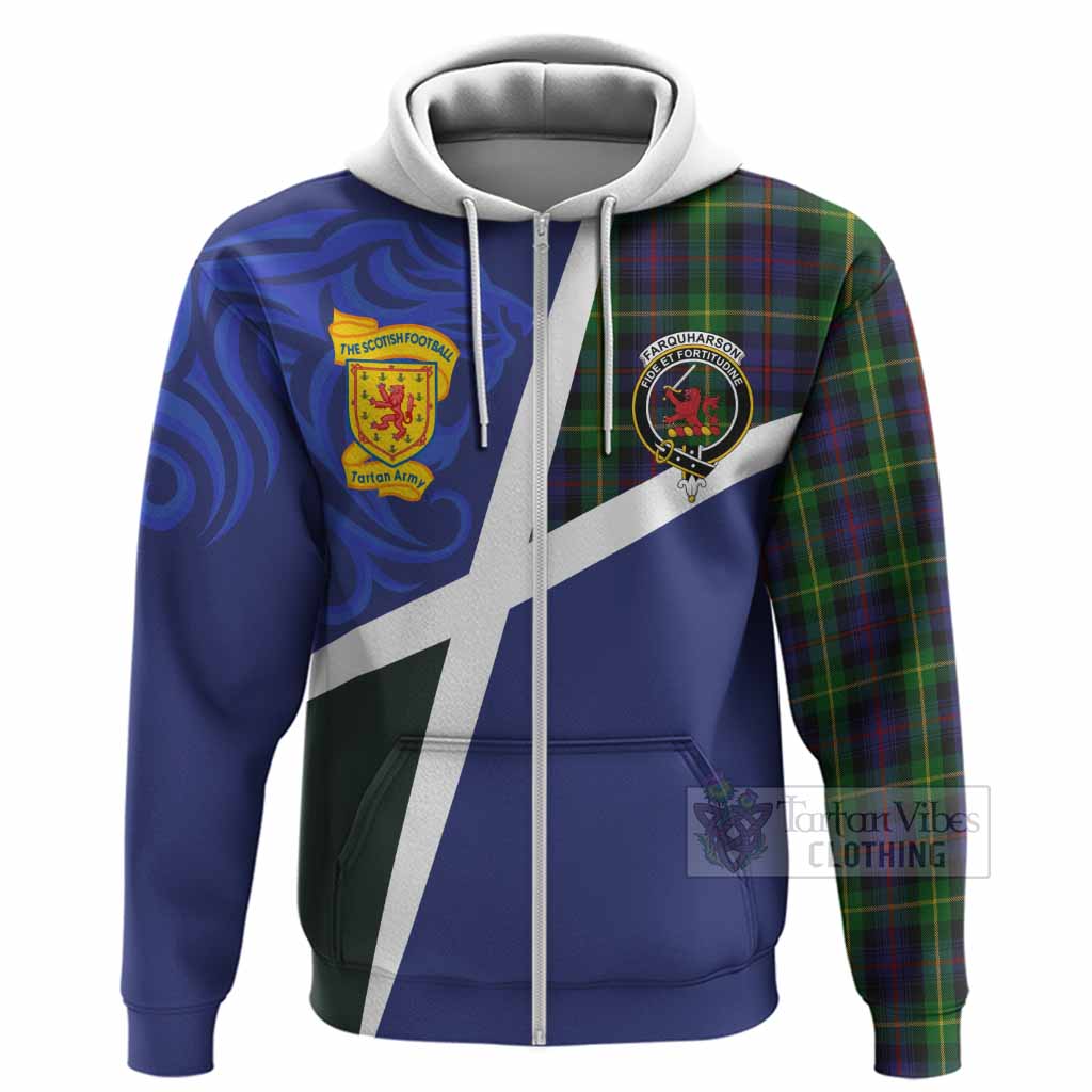 Farquharson The Scottish Football Crest Hoodie Lion-Tartan Army