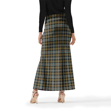 Farquharson Weathered Tartan Womens Full Length Skirt