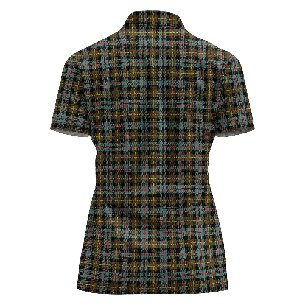 farquharson-weathered-tartan-polo-shirt-with-family-crest-for-women