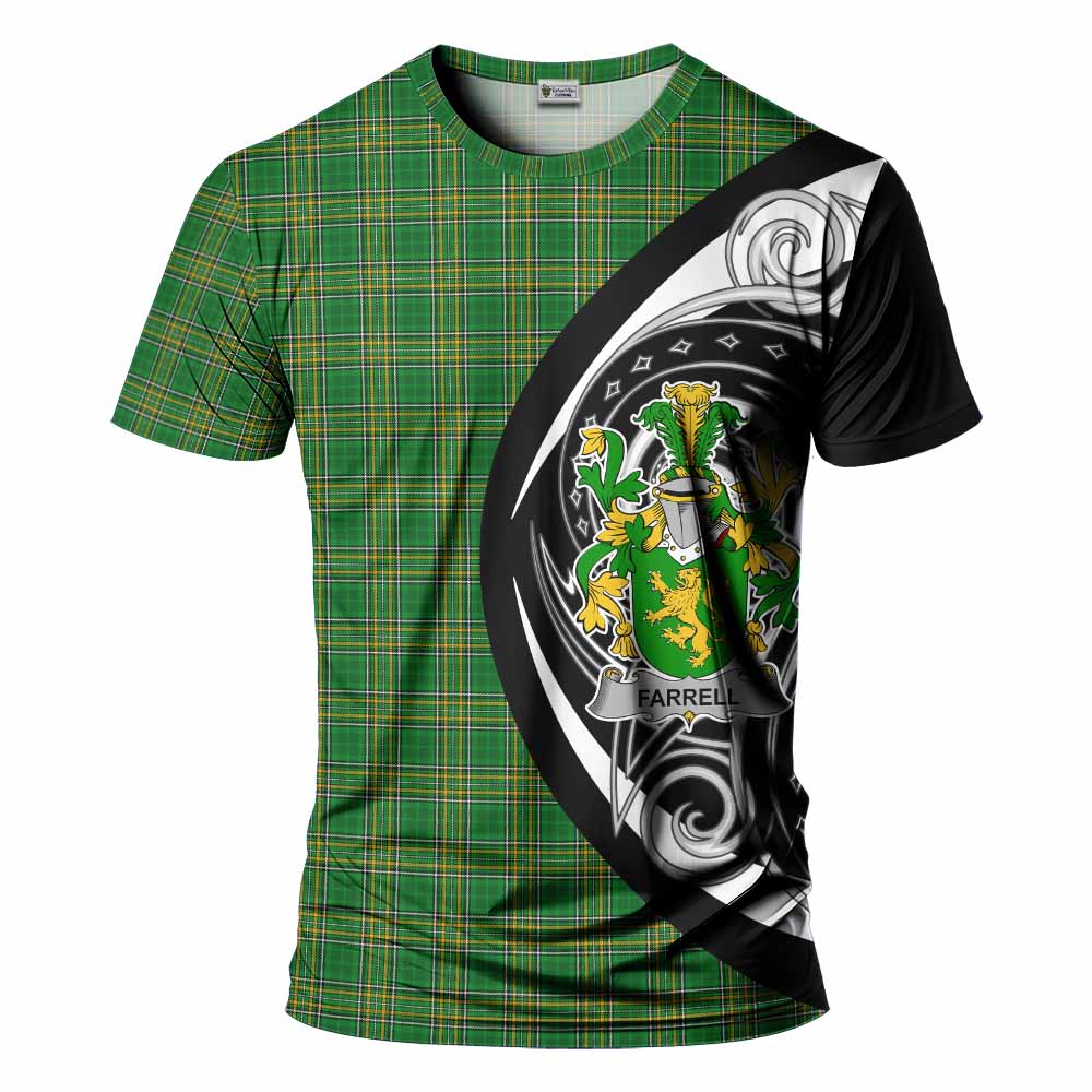 Tartan Vibes Clothing Farrell Irish Clan T-Shirt Celtic Circle Style