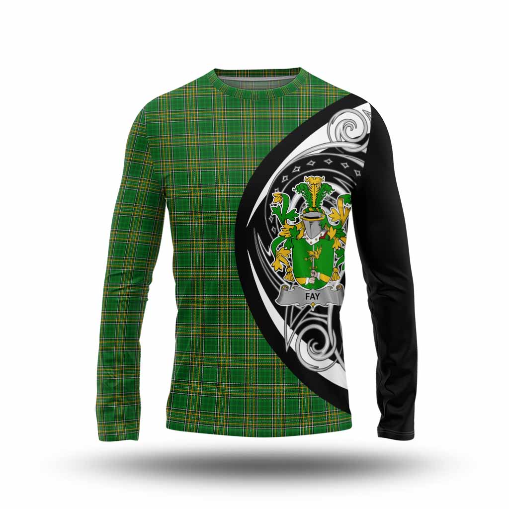 Tartan Vibes Clothing Fay Irish Clan Long Sleeve T-Shirt Celtic Circle Style