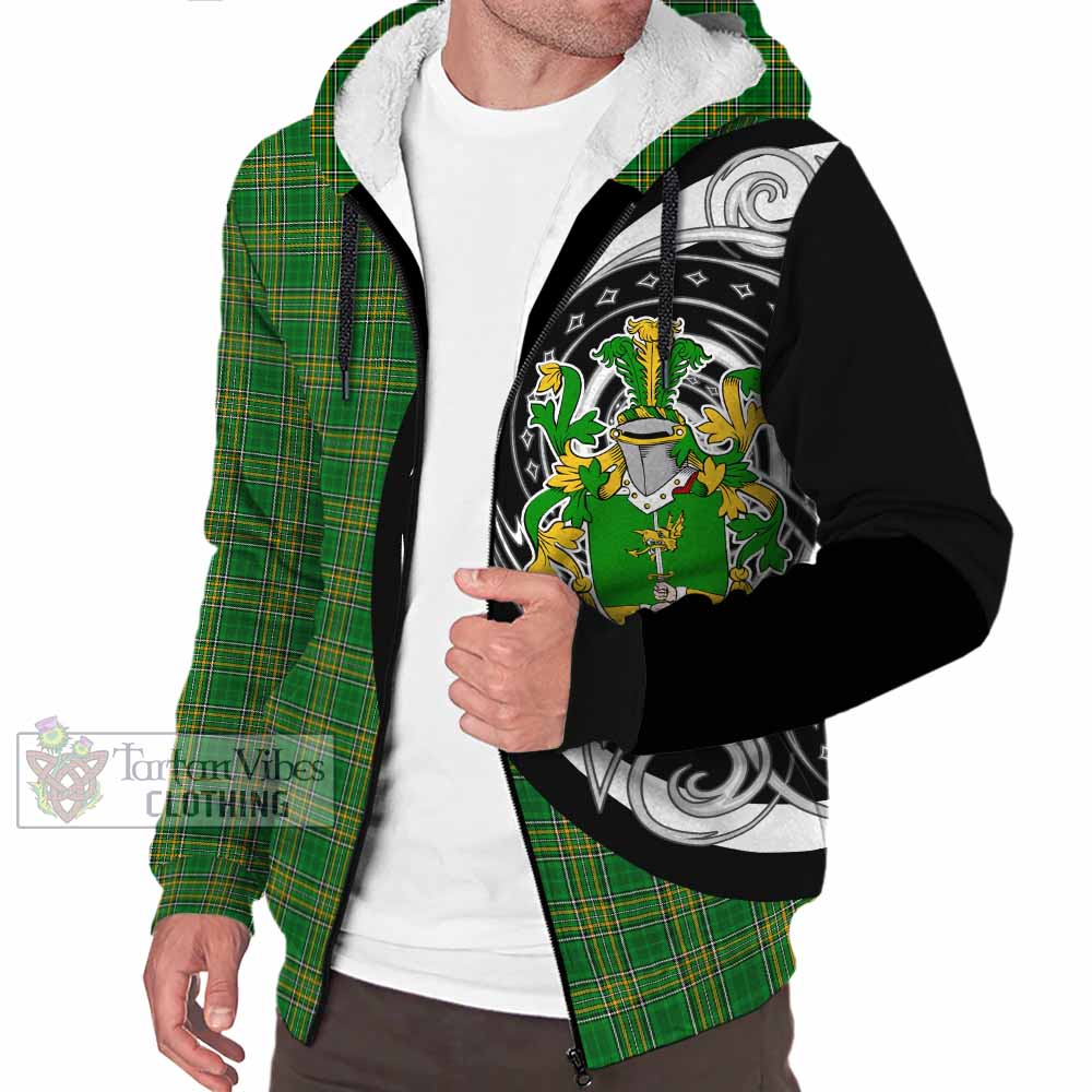 Tartan Vibes Clothing Fay Irish Clan Sherpa Hoodie Celtic Circle Style