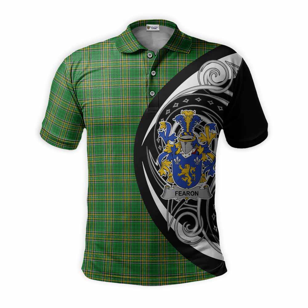 Tartan Vibes Clothing Fearon Irish Clan Polo Shirt Celtic Circle Style