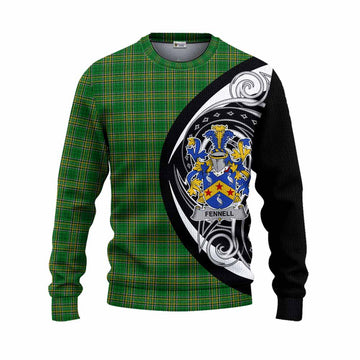 Tartan Vibes Clothing Fennell Irish Clan Knitted Sweater Celtic Circle Style
