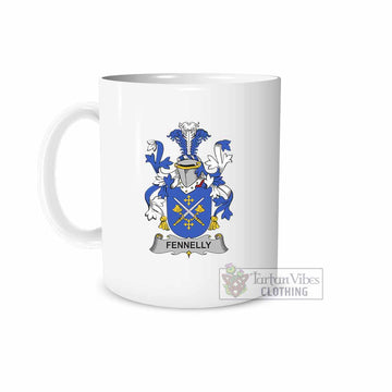 Fennelly Irish Clan Coat of Arms Ceramic Mug