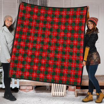 Fenton Tartan Quilt Super King Quilt 91" x 110" - Tartan Vibes Clothing