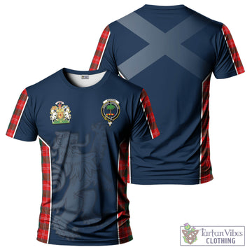 Fenton Tartan T-Shirt with Family Crest and Lion Rampant Vibes Sport Style