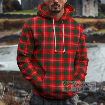 Fenton Tartan Cotton Hoodie Zip Hoodie - Tartan Vibes Clothing