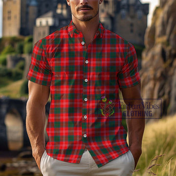 Fenton Tartan Cotton Hawaiian Shirt Kid - Tartan Vibes Clothing