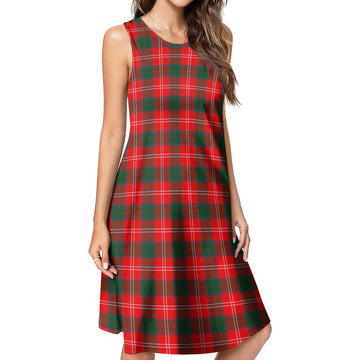 Fenton Tartan Womens Casual Dresses 4XL - Tartan Vibes Clothing