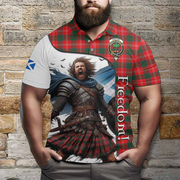Fenton Crest Tartan Polo Shirt Inspired by the Freedom of Scottish Warrior Kid - Tartan Vibes Clothing