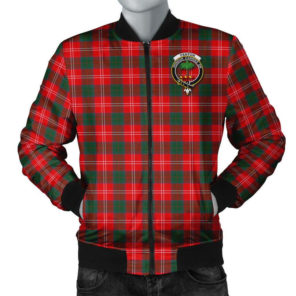 Fenton Tartan Bomber Jacket with Family Crest Unisex - Tartan Vibes Clothing